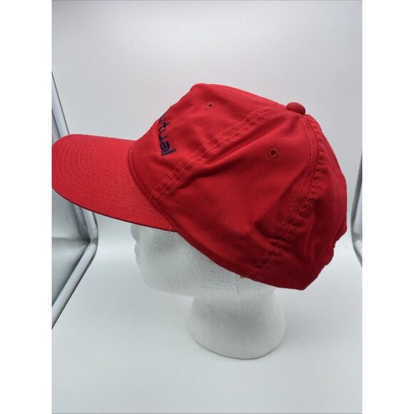 Mass Mutual Red Baseball Cap Hat Snap-back OSFM #7 on Back Embroidery - Picture 5 of 13